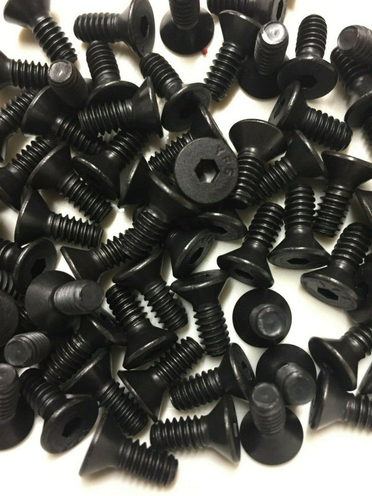 Lot of 100 10-24 Thread Flat Head Socket Cap Screws Alloy Steel 1/2" Long