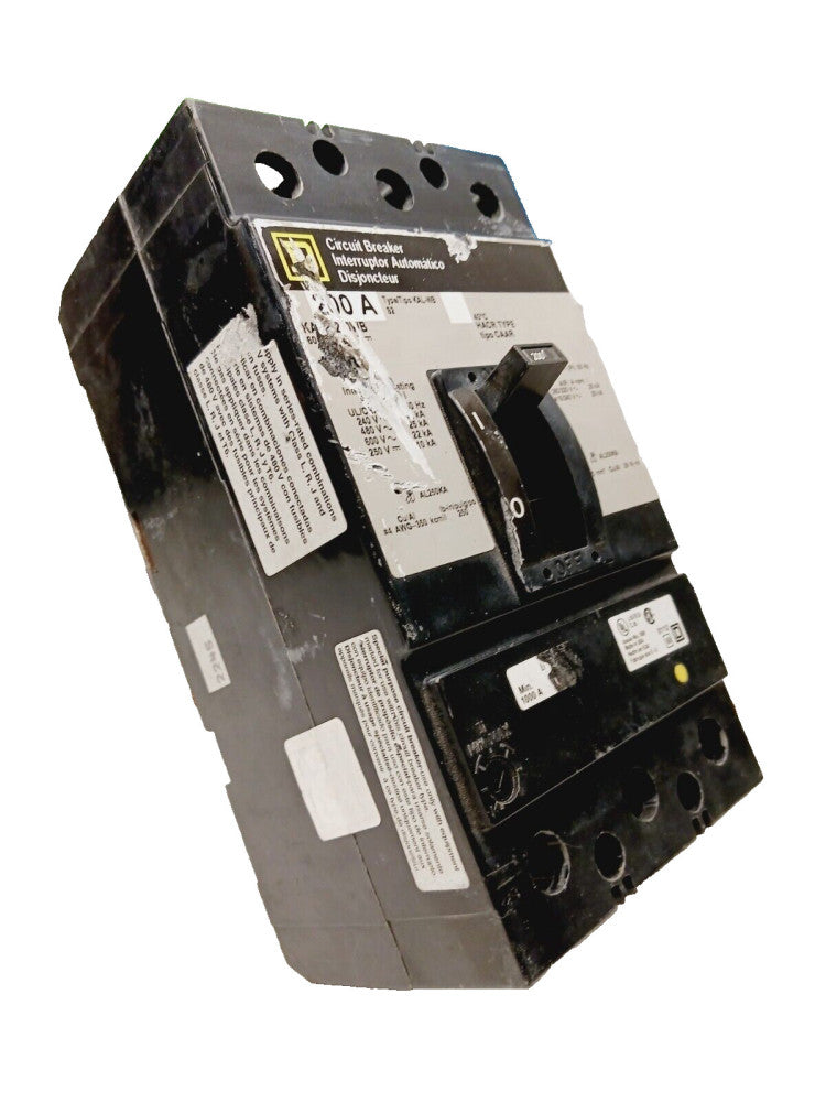 SQUARE D 200 AMP CIRCUIT BREAKER 600 VAC / 250 VDC 2 POLE KAL26200WB