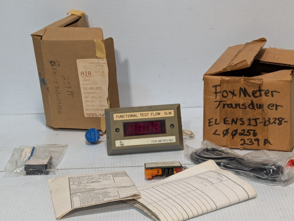 Test Flow Meter using Fox and Bourns Components