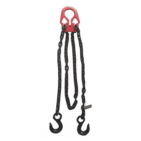 Dayton 4Pgw5 Chain Sling,G80,Adj Link,Aly Stl,10 Ft L