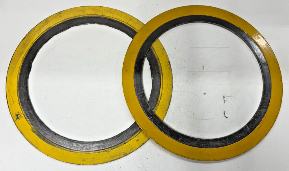 FLEXITALLIC STAINLESS STEEL FLEXIBLE GASKET LOT OF 2 PIPE SIZE 8" PRESSURE 300