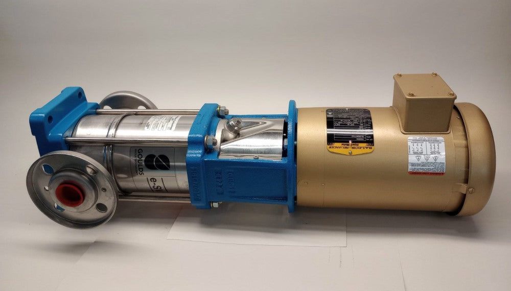 Goulds 3SV7FE4C60 Used Pump Motor Baldor VEM3555 2hp 3ph 230/460V 360psig 7stage