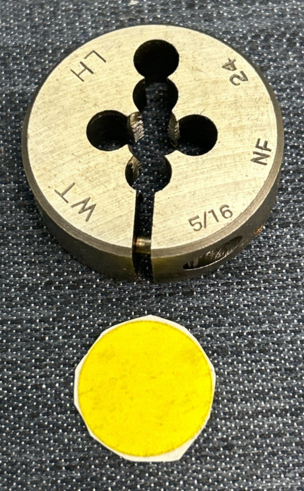 UNBRANDED LH ADJUSTABLE ROUND SPLIT DIE 5/16-24 NF