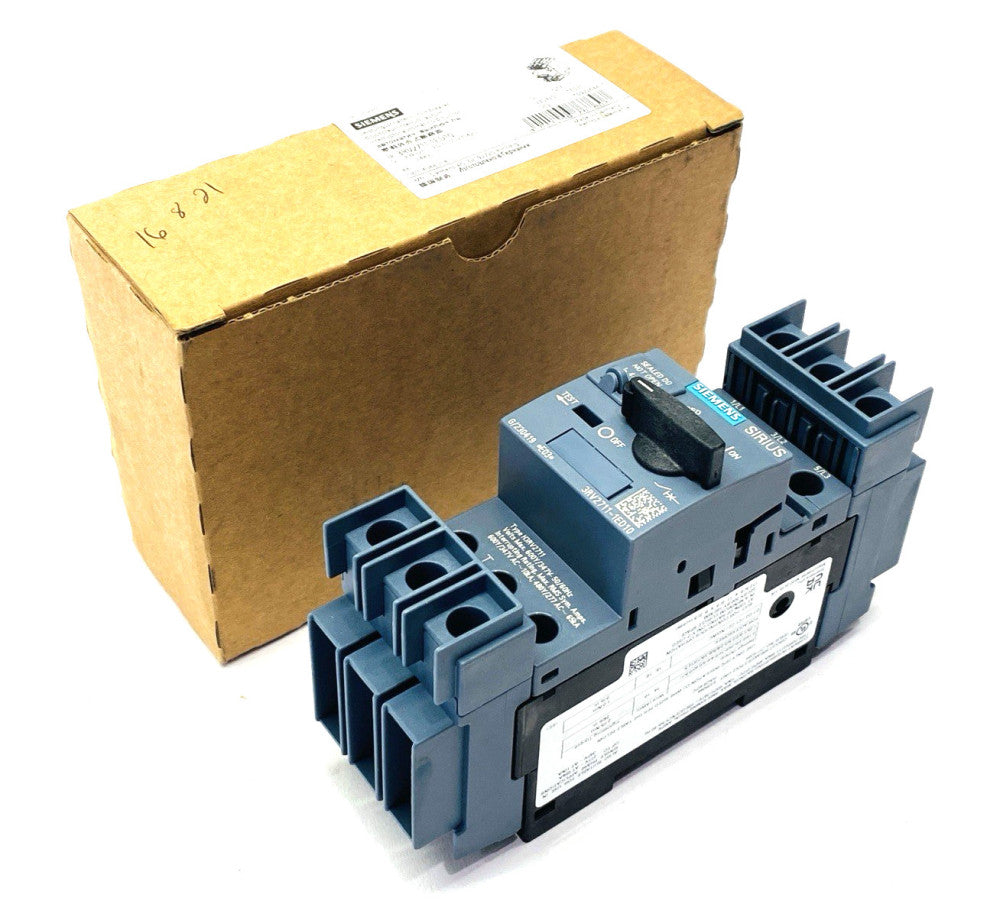 Siemens 3RV2711-1ED10 SIRIUS Motor Starter Circuit Breaker Frame Size S00 3-Pole