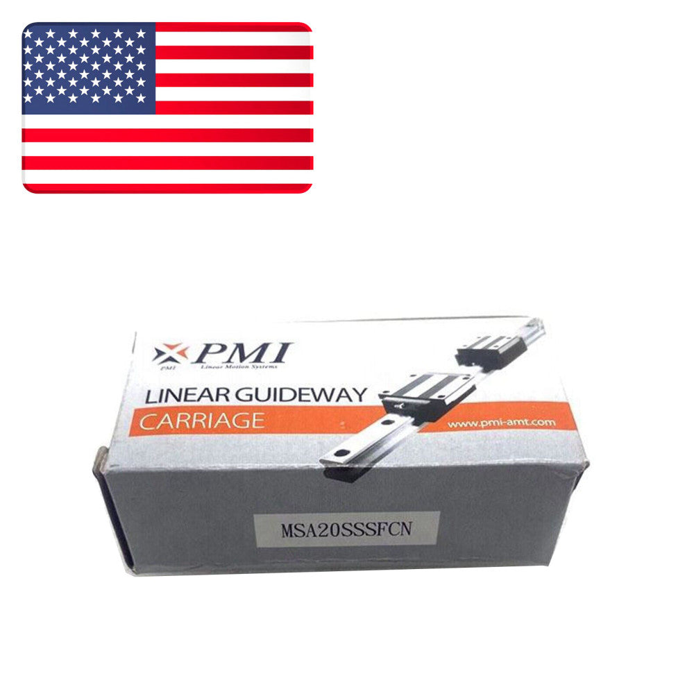 NEW PMI MSA20SSSFCN N Linear Guide Bearings Slider Block - US Stock