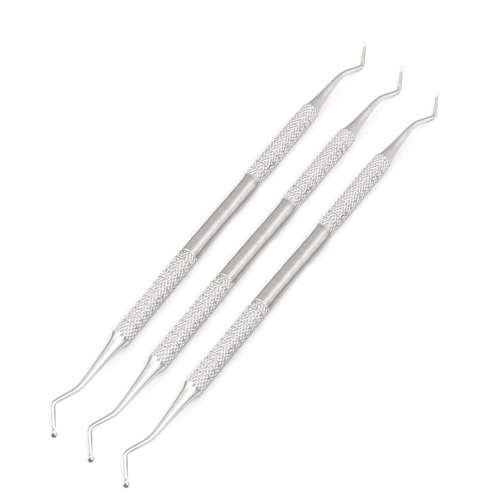 OdontoMed2011 Lot of 3 Pieces Dental Excavator # 17 Double Ended Spoon Shape ...