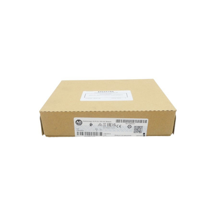 ALLEN BRADLEY 1756-IA16 SER. A F/W 3.4 120VAC DATE: 2023 NSFS
