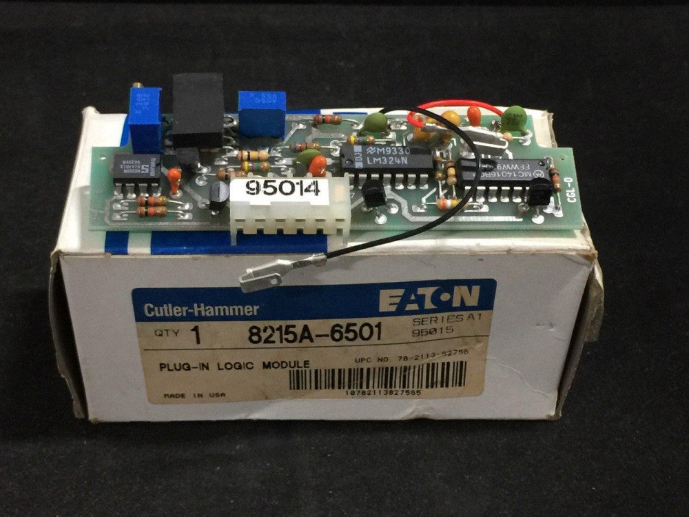 Eaton/Cutler Hammer 8215A-6501 Plug-In Logic Module SERIES A1 (RARE)