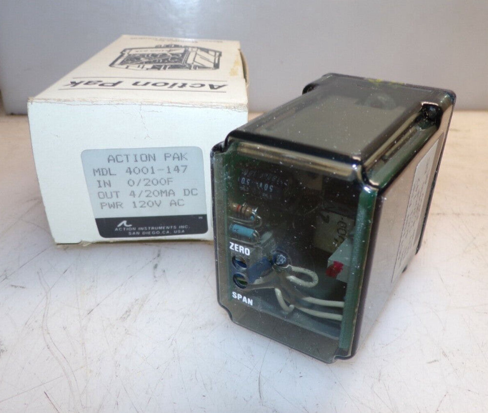 NEW ACTION PAK 120 VAC RELAY 8-PIN 4001-147