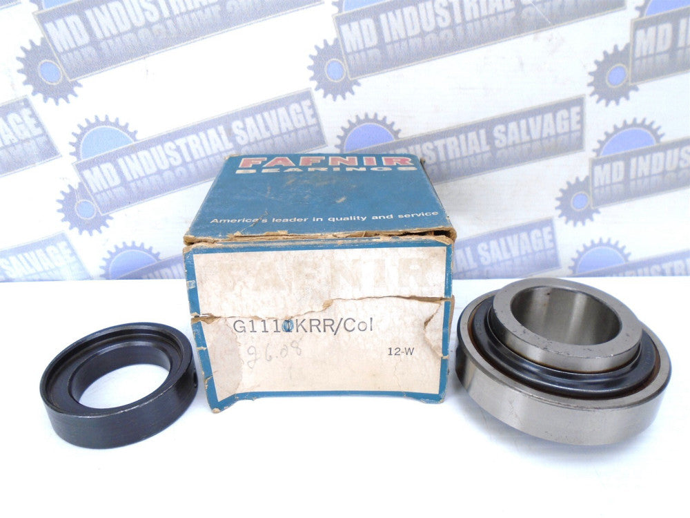Fafnir - G1110KRR + Col - Insert Bearing w/ COLLAR - 42.86mm x 85mm x 22mm (NIB)