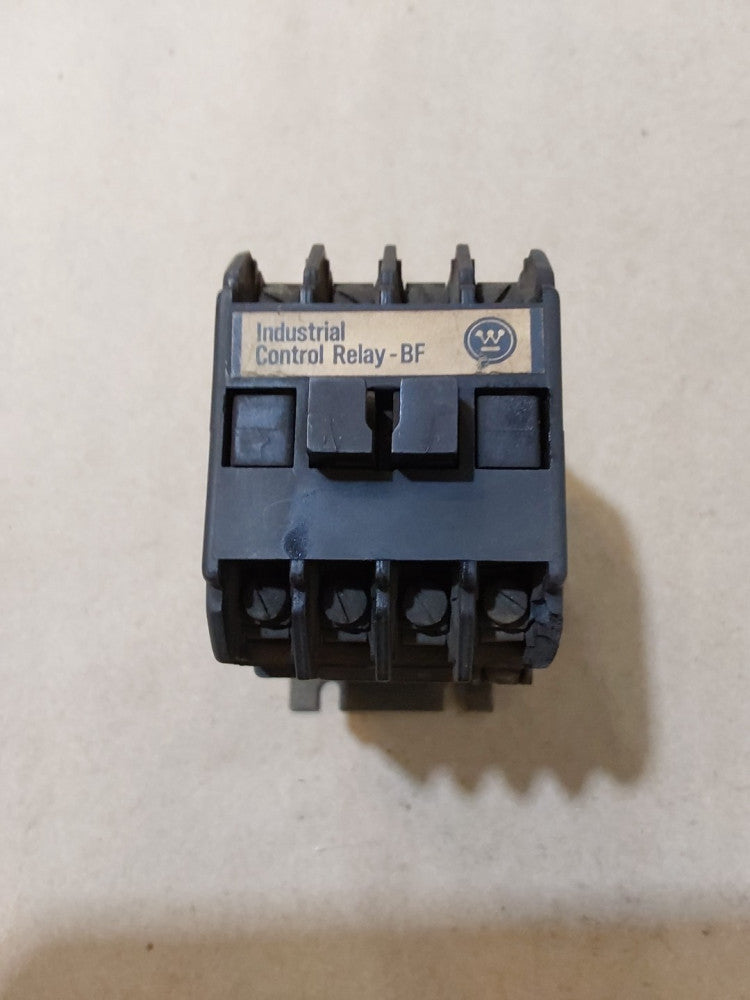 WESTINGHOUSE BF40F, BF CONTROL RELAY, 300V, 4 POLE, 120 VOLT COIL