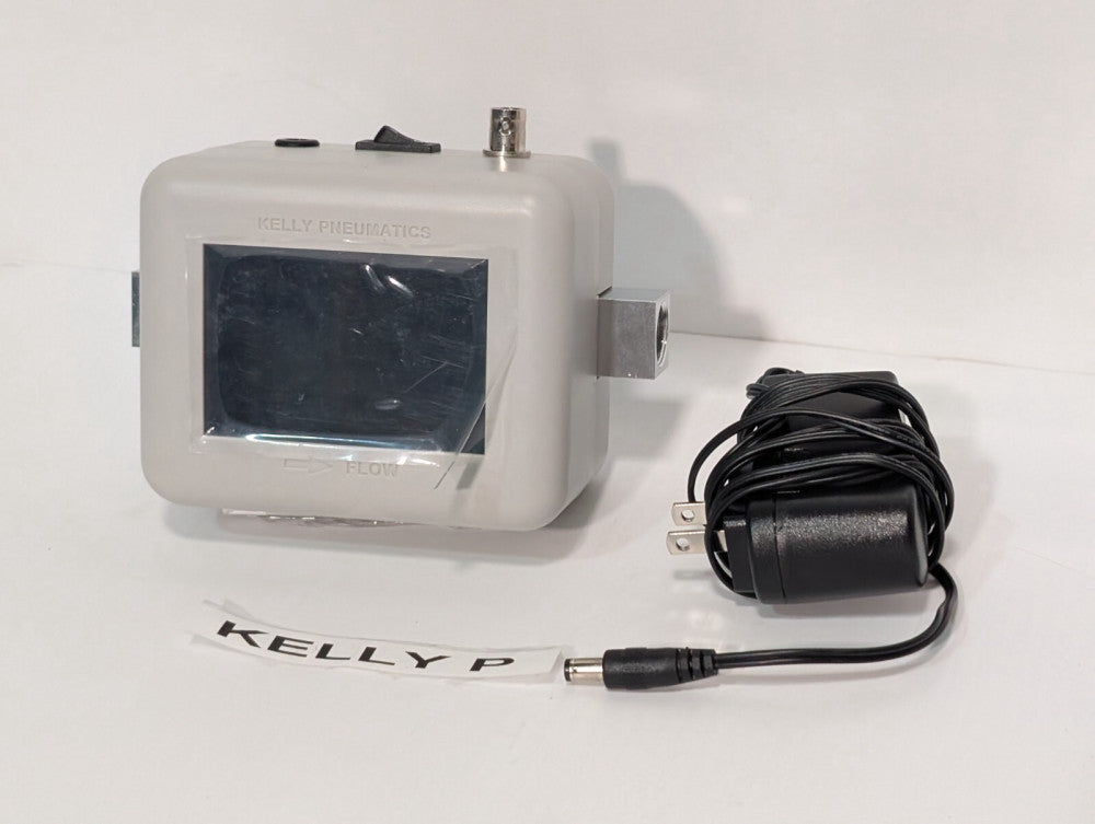 Kelly Pneumatics KPI-MFM-CO2 Carbon Dioxide Mass Flow Meter with Power Adapter
