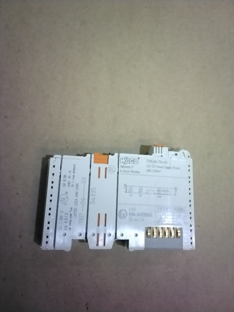 Wago 750-601 24VDC Power Supply Fuse Holder PLC Card