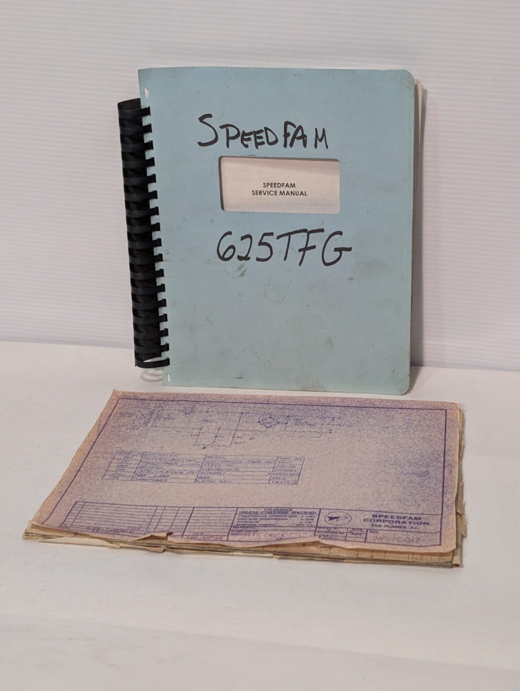 Speedfam Service Manual for Speedfam 625TFG Thru-Feed Grinder System