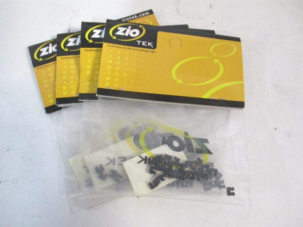 Zio Tek (ZT1610299) 6mm H x 5mm W x 2.2mm Open top Mini Jumpers - 24 Pieces