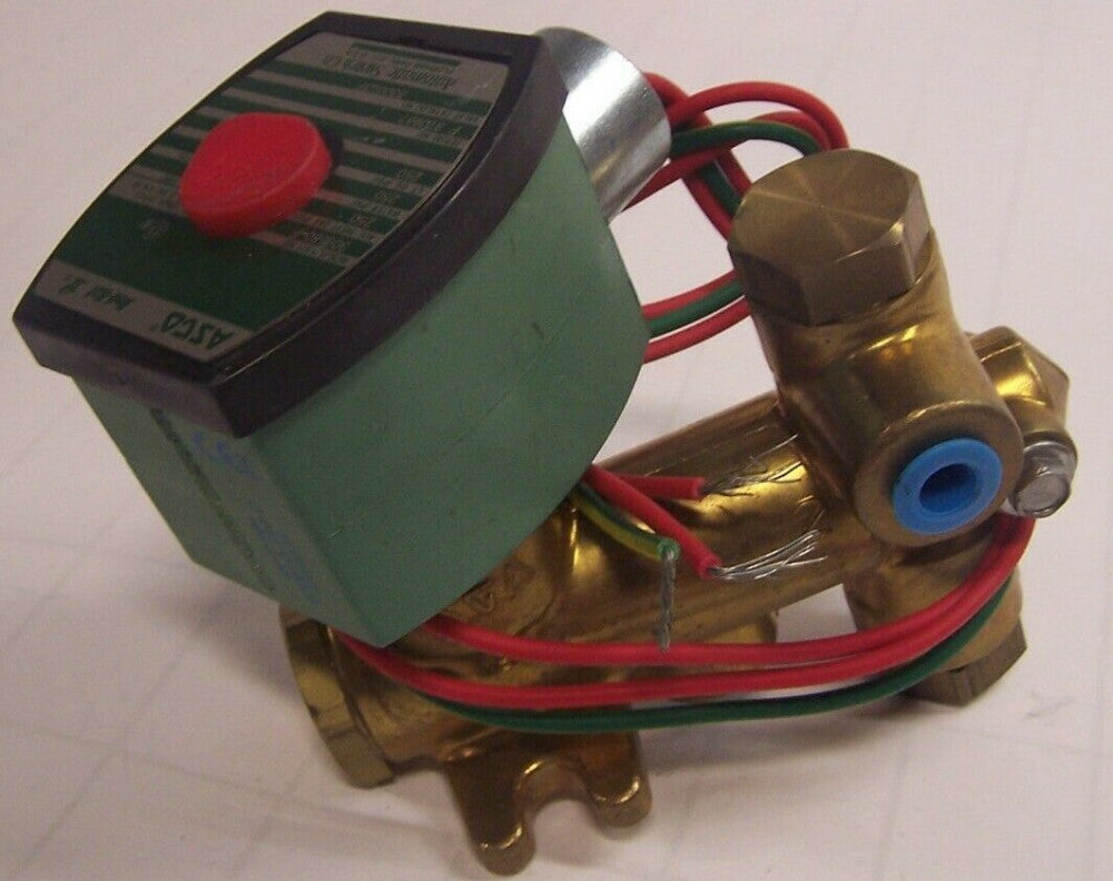 NEW ASCO BRASS SOLENOID VALVE 480V/60Hz 250Psi 20.1WATT 1/8"PIPE 8300G3F