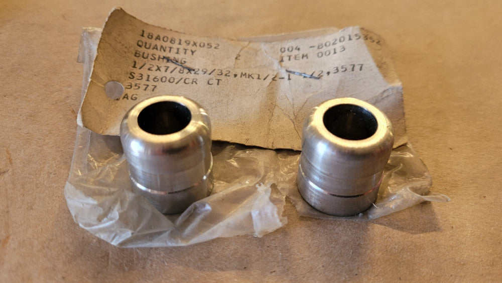 Lot of 2 Fisher Controls 18A0819X052 Bushings 1/2-1 1/2-3577
