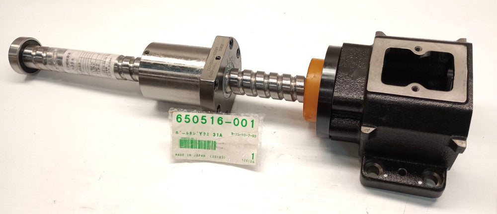 Yamazen 650516-001 Ball Screw Y Assembly 31A NSK W3203-1155Z-C5Z Ball Flange