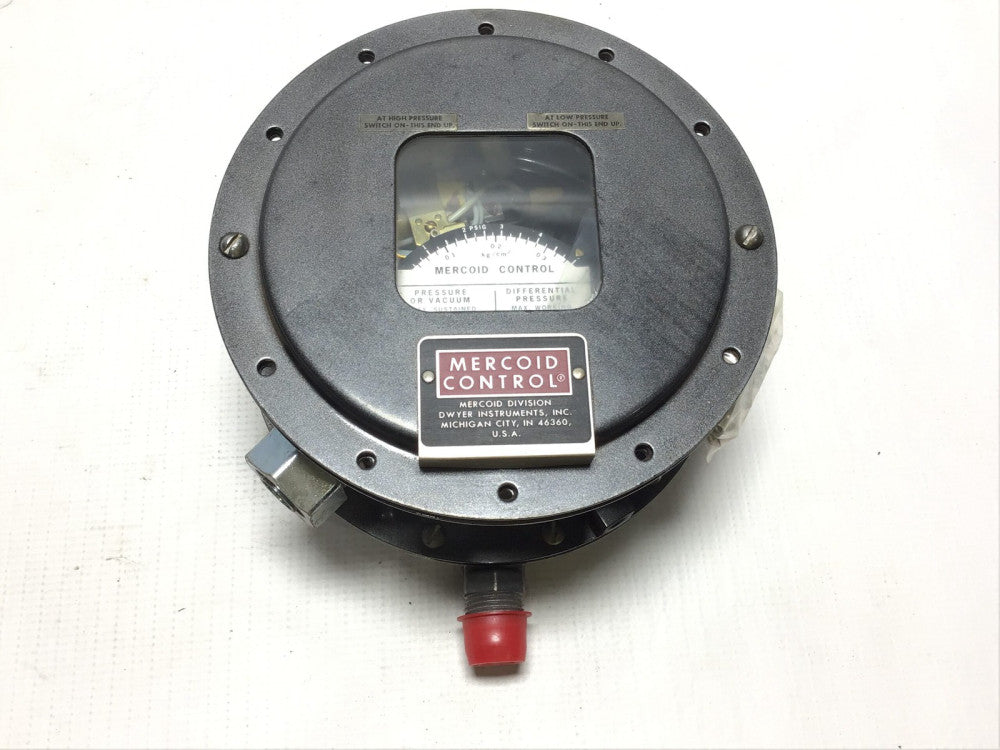 Mercoid Control PGW-153-P2 Gas Pressure/Differential Pressure Switch 120/240C...