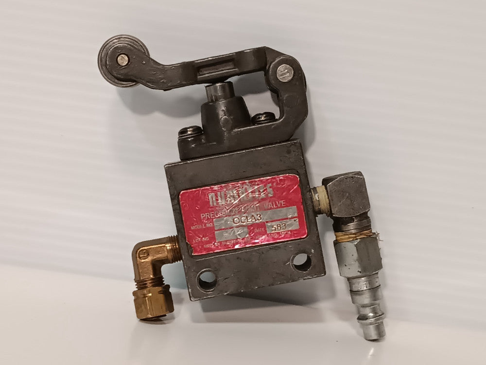Numatics OCLA3 Precision Limit Valve with Rotary Actuator and Port Adapters