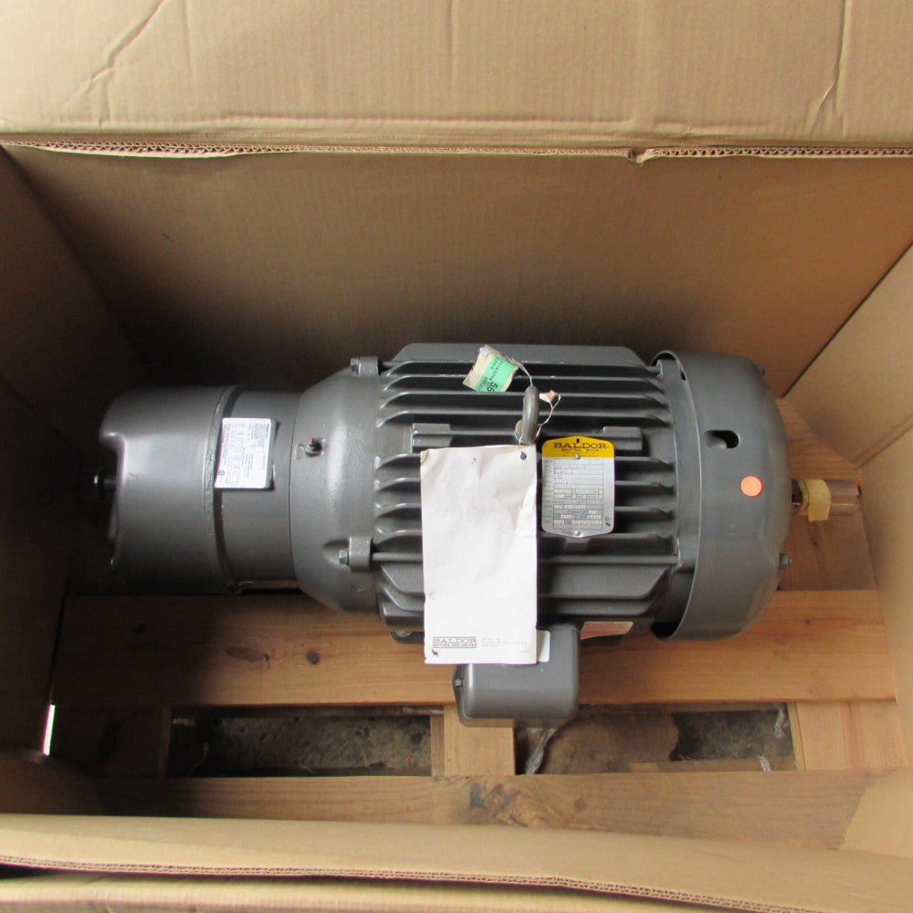 NEW! BALDOR ELECTRIC MOTOR, 7.5hp /230V/1760-870rpm ,W/ STEARNS BRAKE,MAKE OFFER