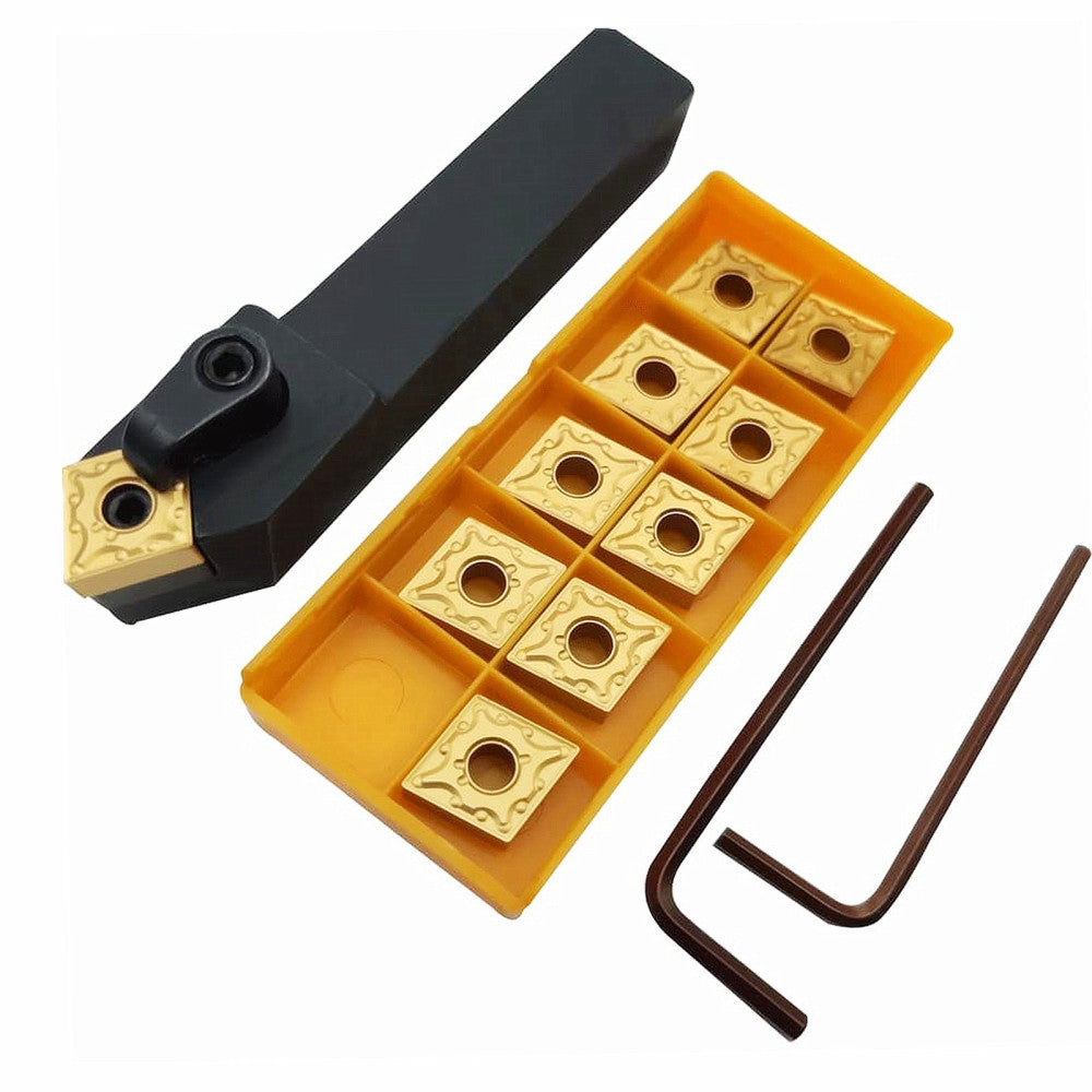 MCSNL1616H12 Lathe Cutting Holder with 10PCS CNMG432 Carbide Turning Insert