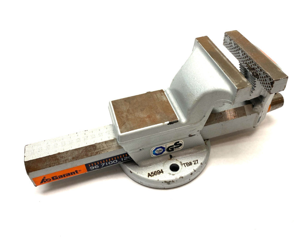 Garant 967100 120 Parallel Vise with Interchangeable Jaws, Width 120mm NO HANDLE