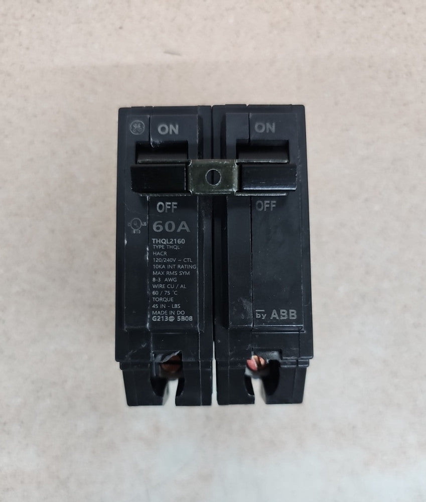NTO GE ABB THQL2160 Circuit Breaker | 60 Amps, 2 Pole, 120/240V NNT