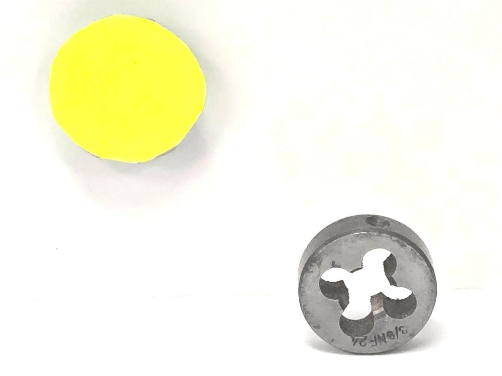 UNBRANDED CIRCLE 3/8-24 THREADING DIE NF