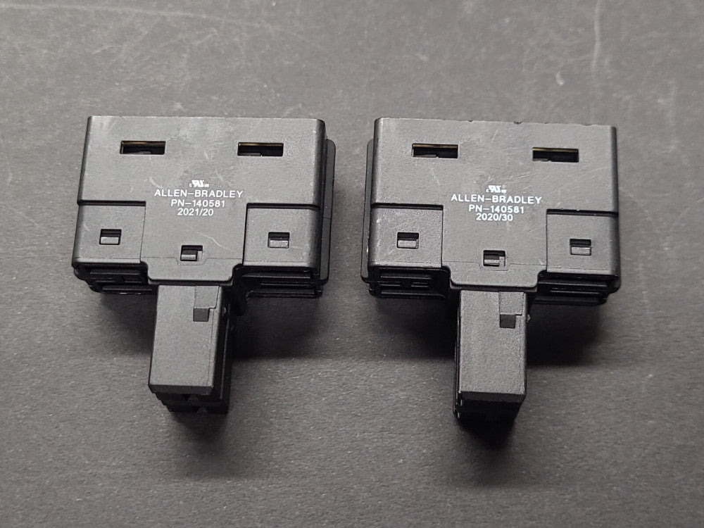Lot of 2 New Allen Bradley PN-140581 Kinetix Servo Drive Bus T Connectors