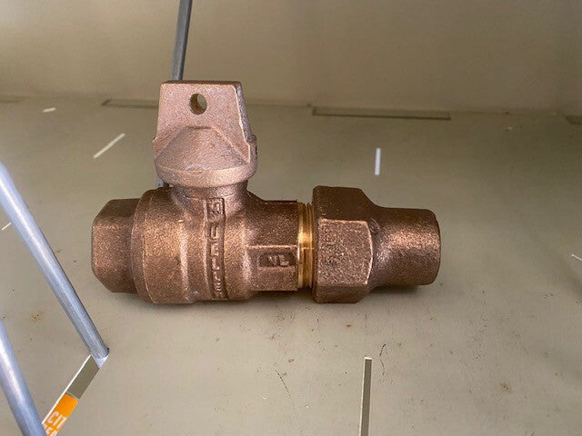 (Case of 10) Mueller 25174 - 3/4" Inline Ball Curb Valve (NEW)