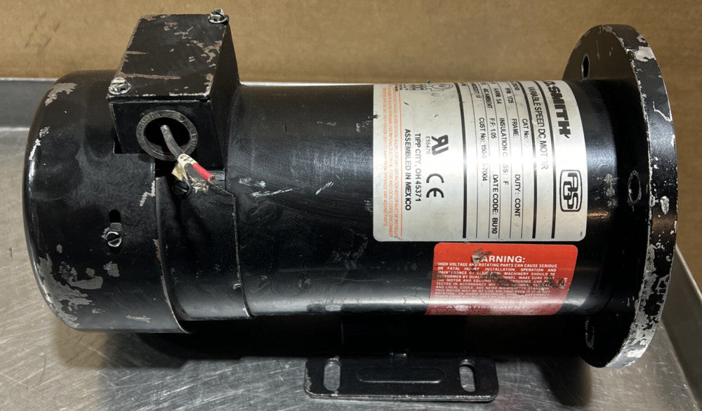 A.O. Smith Variable Speed DC Motor Part No 22363100, 1/2 HP Model 46405352377-1A