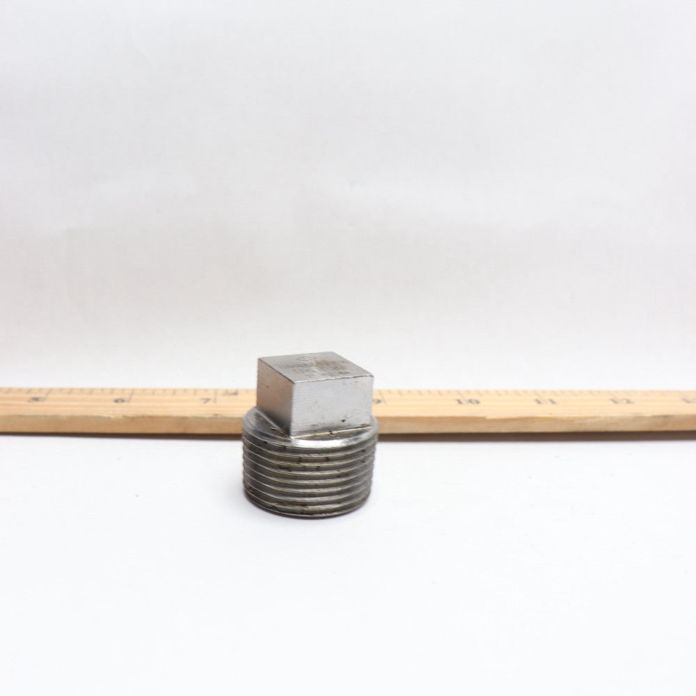 Square Head Plug Fitting Threaded Carbon Steel B16 3M 1"