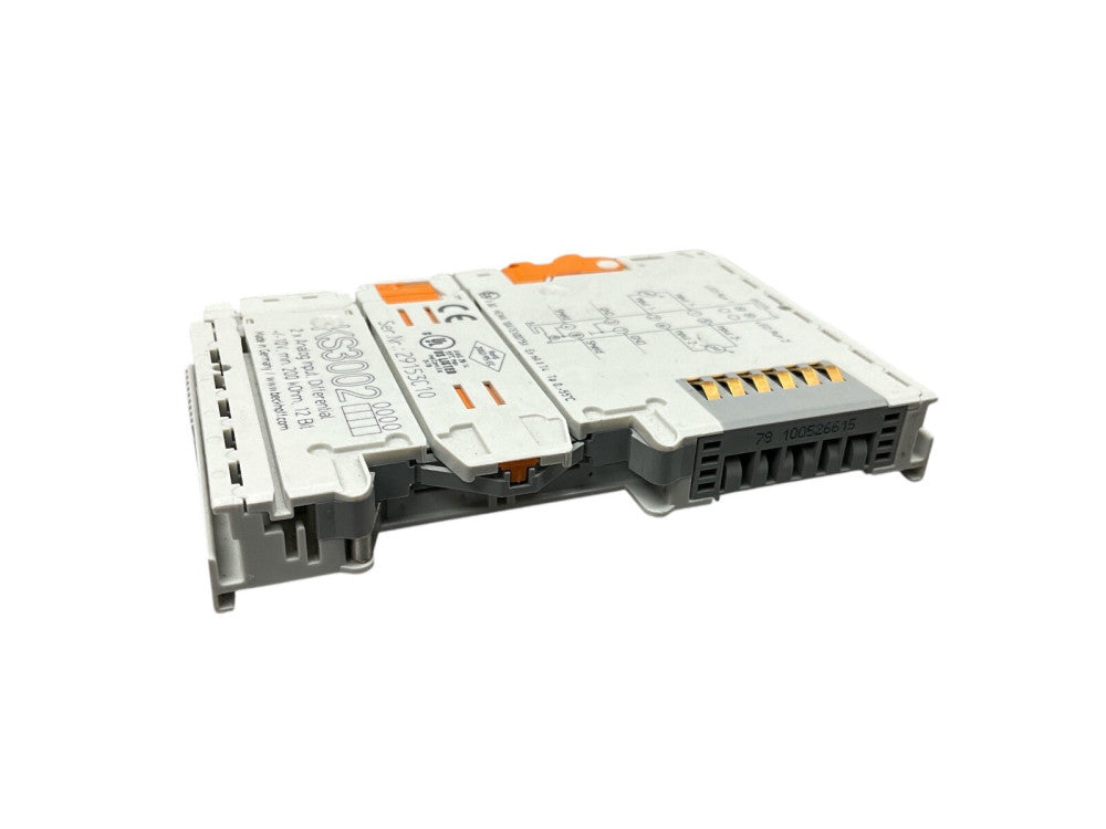 BECKHOFF KS3002 I/O MODULE 8x 2 ANALOG INPUT DIFFERENTIAL