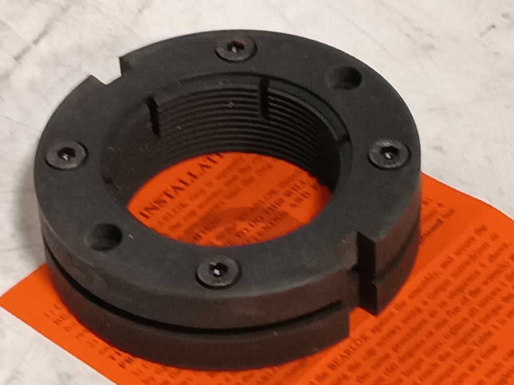 Whittet-Higgins BLM-08 Bearlok Bearing Locknut, M40 x 1.5 Threads, Carbon Steel