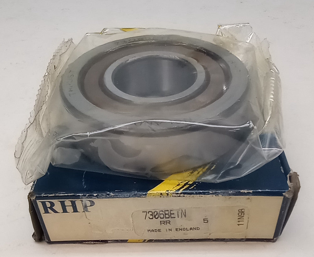 RHP 7306BETN Angular Contact Ball Bearing 30 X 72 X 19mm 7306-BETN