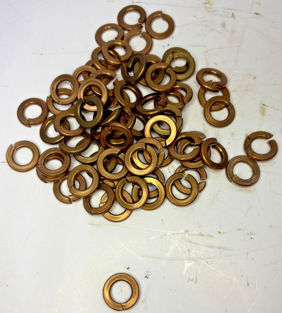 BRUNDY DURIUM SILICON BRONZE SPLIT WASHER SIZE 3/8IN IMPERIAL MEASUREMENT