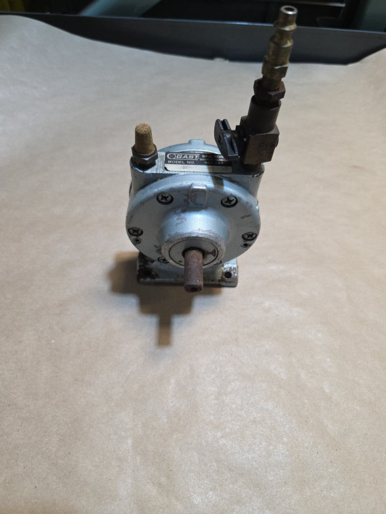 Good Used Gast 2AM-FCW-13 Air Motor With Pulley Valve & Muffler