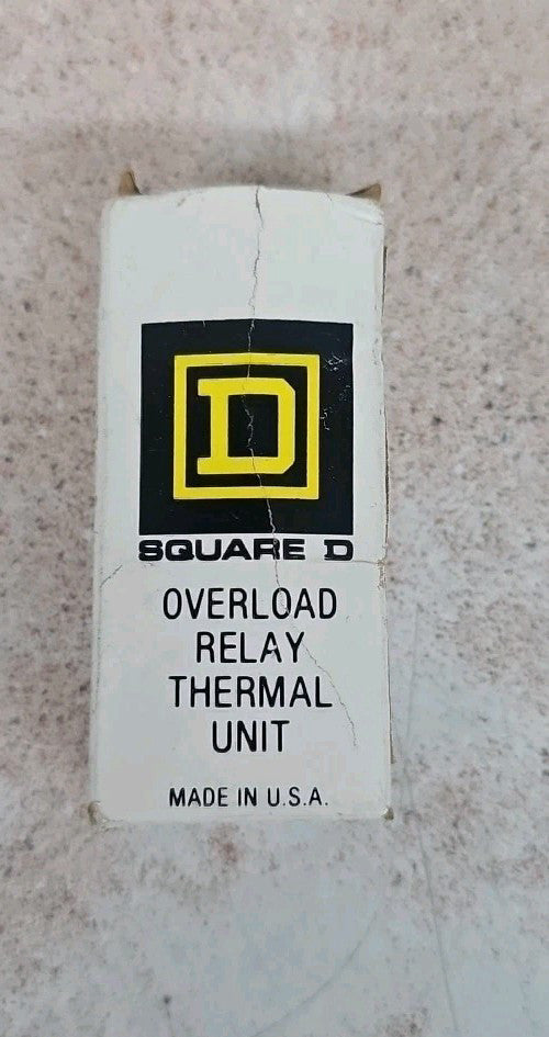 Square D Type B Overload Relay Thermal Unit Sizes B3.30 NOS