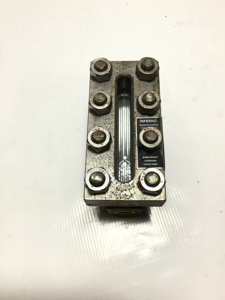 Inferno RA-12AANDDBADA Reflex Liquid Level Gauge Valve 1550/2320 PSI @ 600/100°F