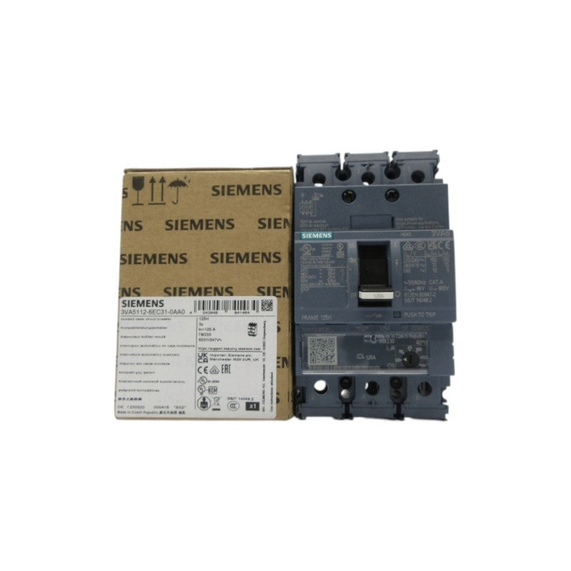 SIEMENS 3VA5112-6EC31-0AA0 347V 125A NSMP