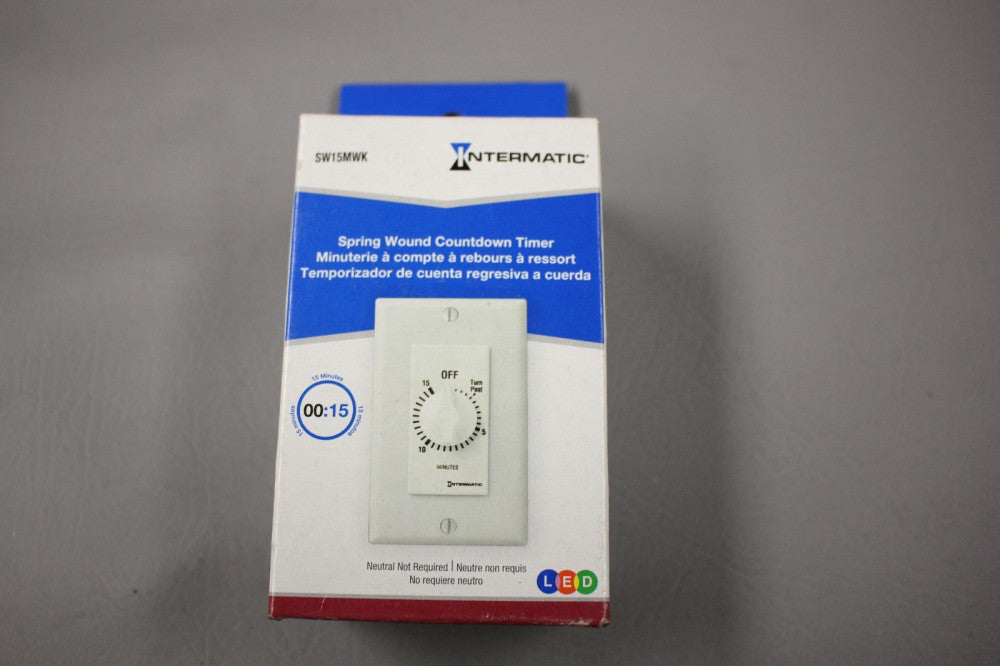 NEW INTERMATIC SPRINGWOUND COUNTDOWN TIMER SW15MWK