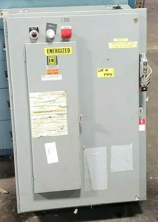 SQUARE D 100 AMP COMBO LIGHTING CONTACTOR W/ 225 AMP PANELBOARD 8903-EQ-5083