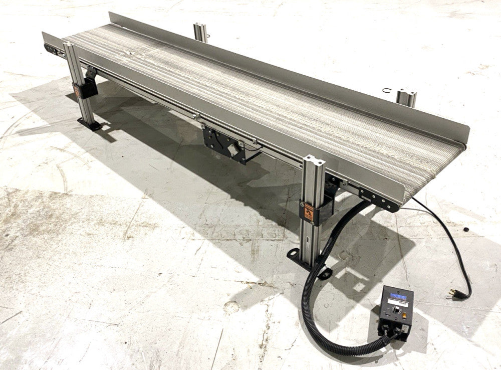 Dorner 252M18-0800600A040401 2200 Flat Belt Conveyor, 18" W x 8' L BELT DAMAGE