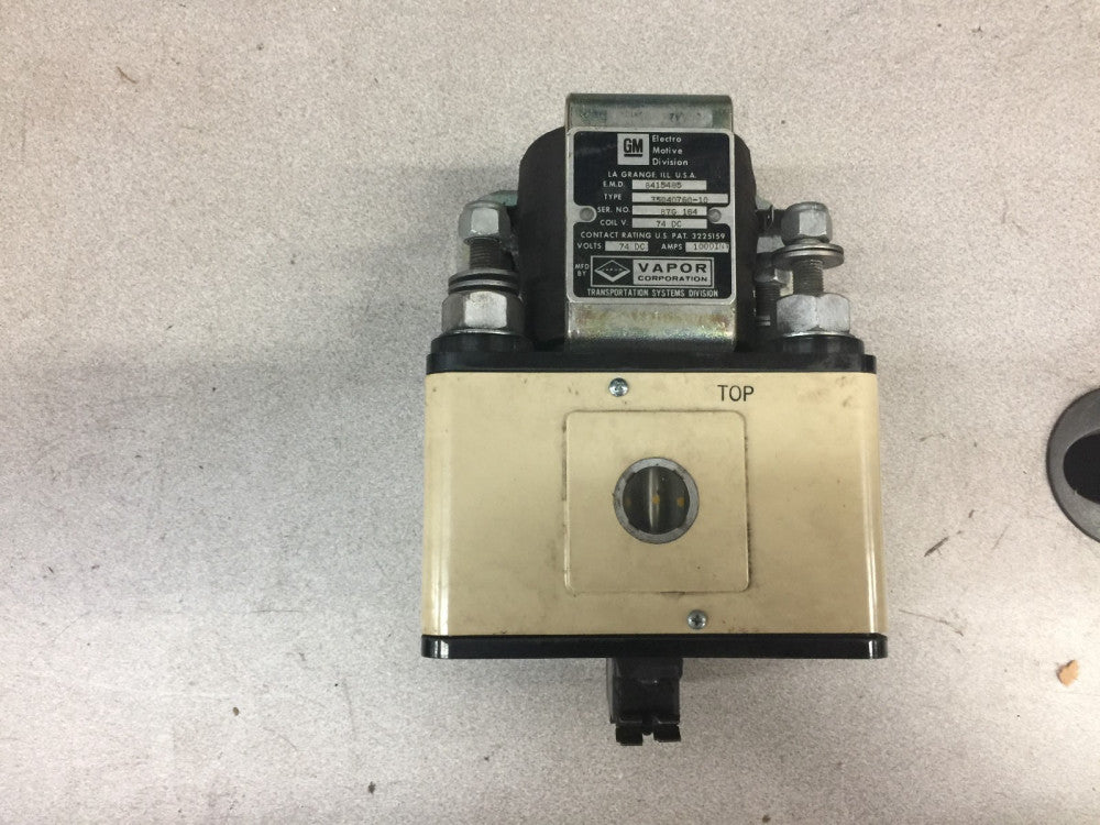 USED GM DC CONTACTOR 74VDC 1000AMP INT 35040760-10