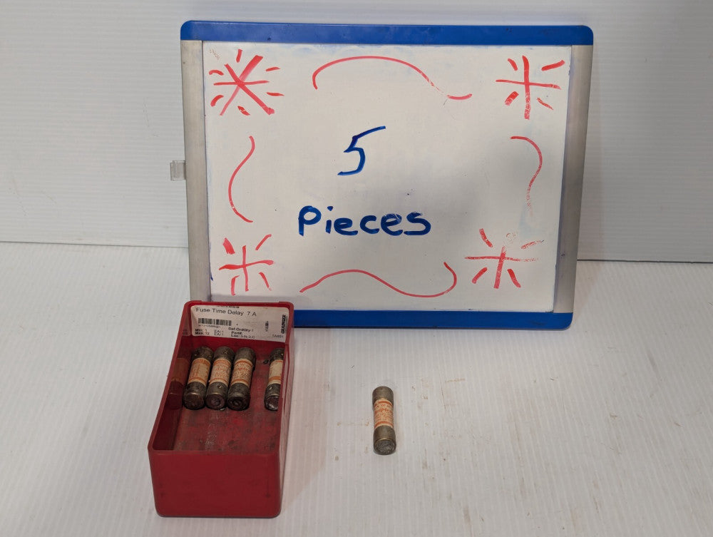 Lot of 5 Shawmut A25X7 Semiconductor Fuse, 7A 250VAC or Less, Amp-Trap, Type 1