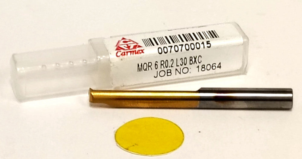 CARMEX COOLANT-FED BORING BAR .240" X 1.180" CARBIDE MATERIAL MQR-6-R0.2-L30