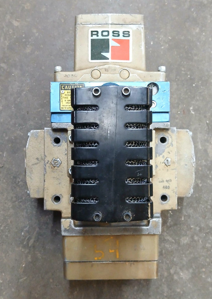 ROSS DOUBLE VALVE MODULE 3573A6162 SERPAR 2-8.5 BAR W/PNEUMATIC L-G MONITOR