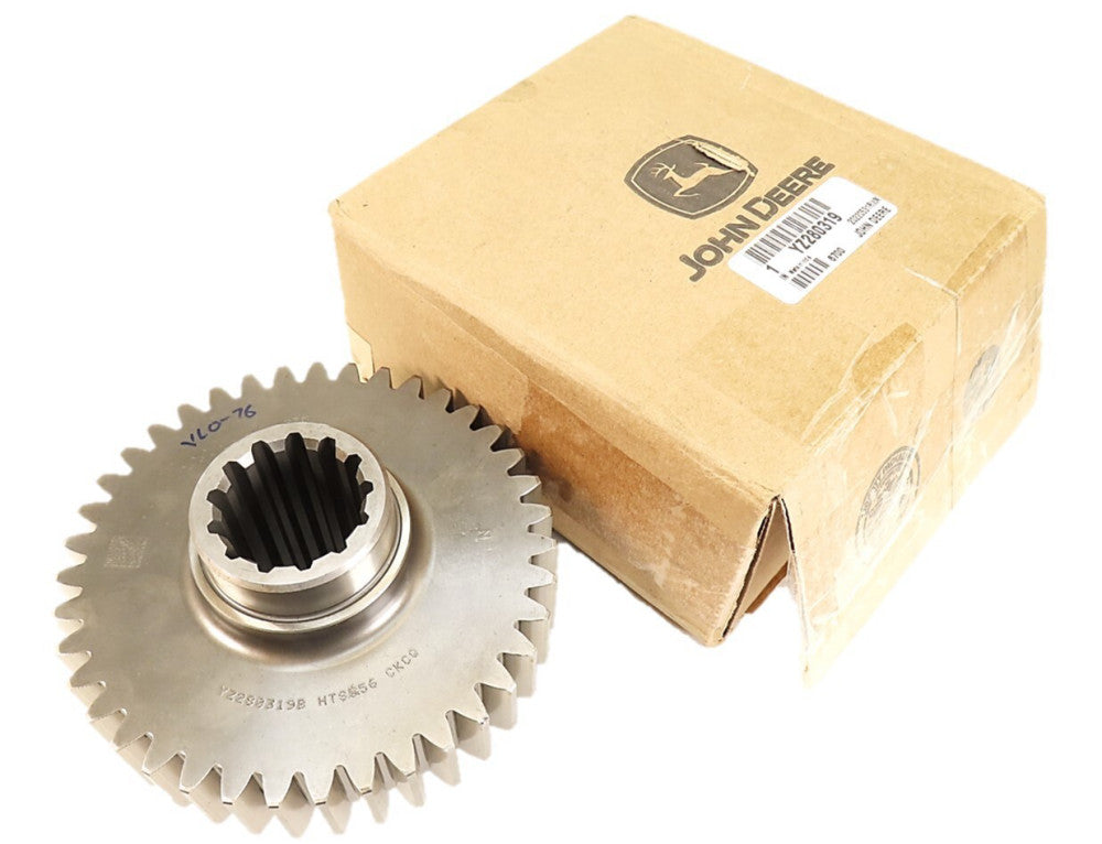 John Deere YZ280319B YZ280319 Spur Gear 39 Tooth 13 Spline NEW IN BOX