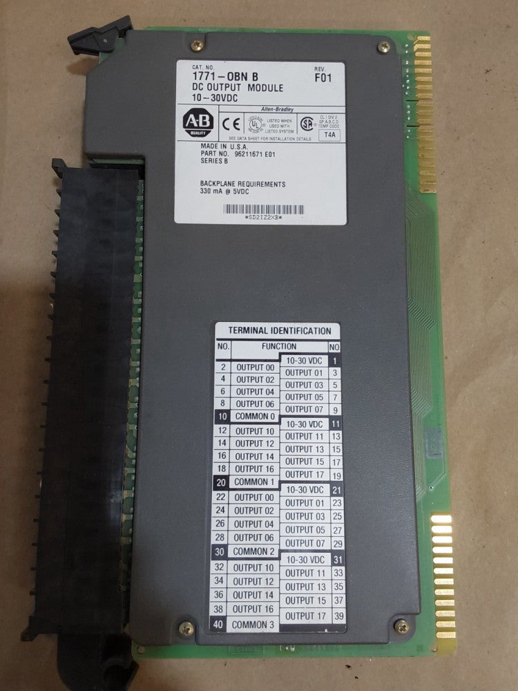 Allen Bradley 1771-OBN B F01 96211671 10-30VDC